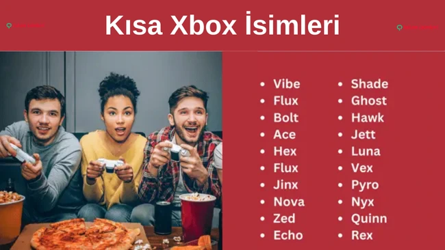 Kısa isimler hatırlaması kolaydır ve çok etkili olabilir. İşte 50 kısa Xbox ismi:
